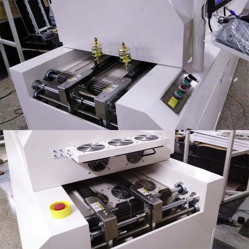 8 Zone Industrial SMD Reflow Oven for PCB Assembly